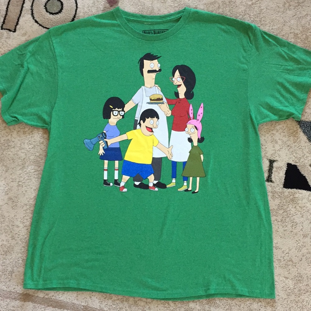 New Without a Tag Green Bob’s Burger T-Shirt